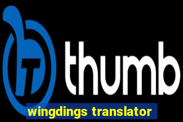 wingdings translator